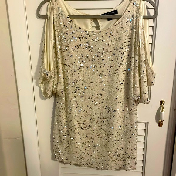 Aidan Matox delicate sequence blouse - Picture 1 of 3